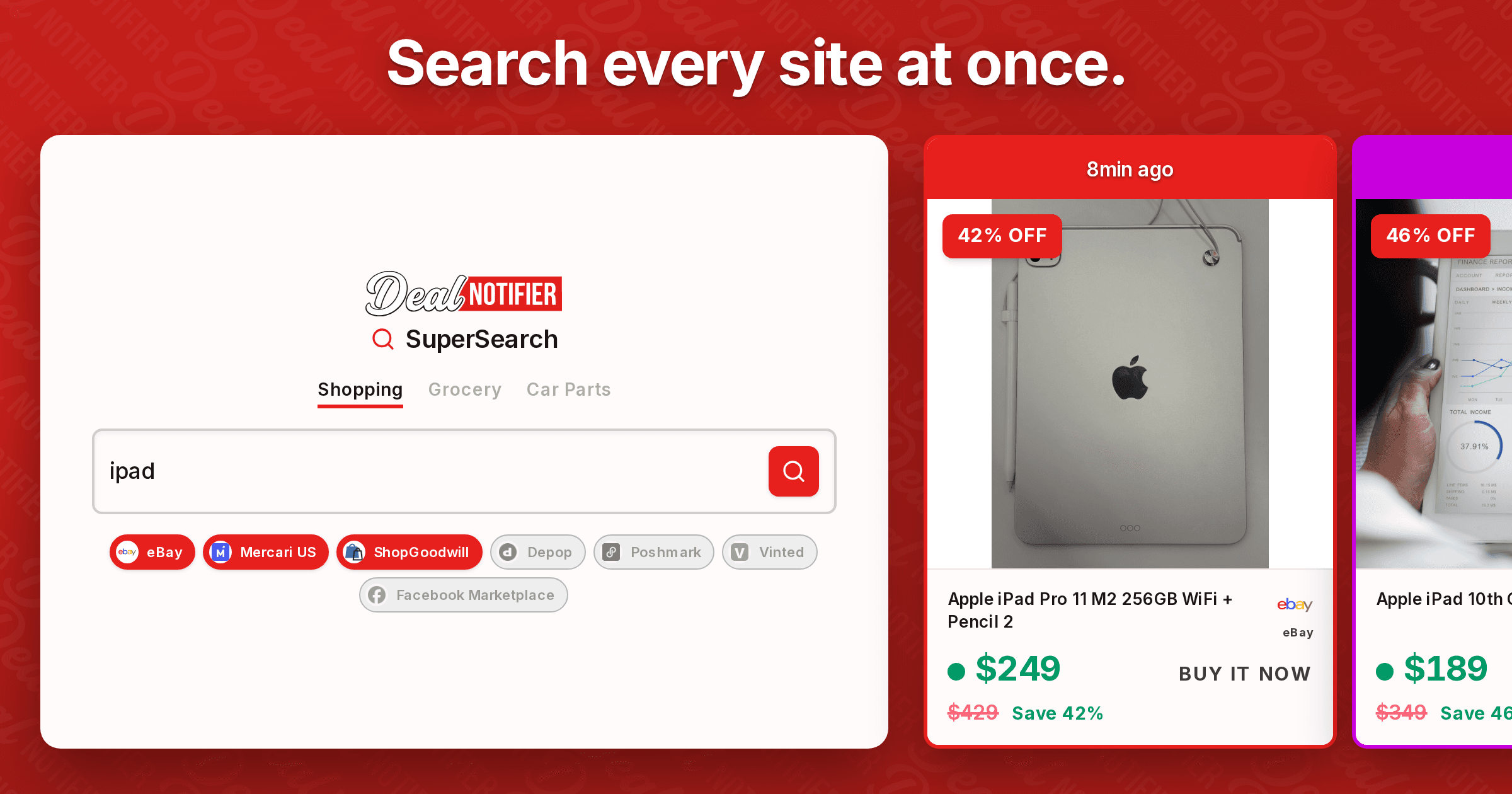 Deal Notifier SuperSearch